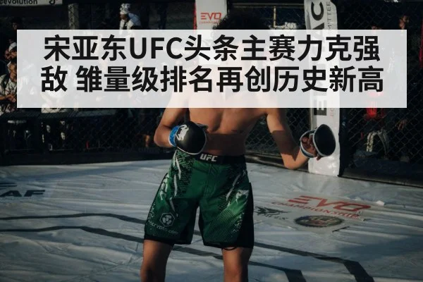 宋亚东UFC头条主赛力克强敌 雏量级排名再创历史新高